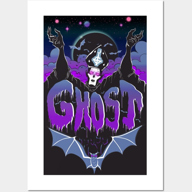 Ghost Band Poster Wall Art by MajesticFatPony